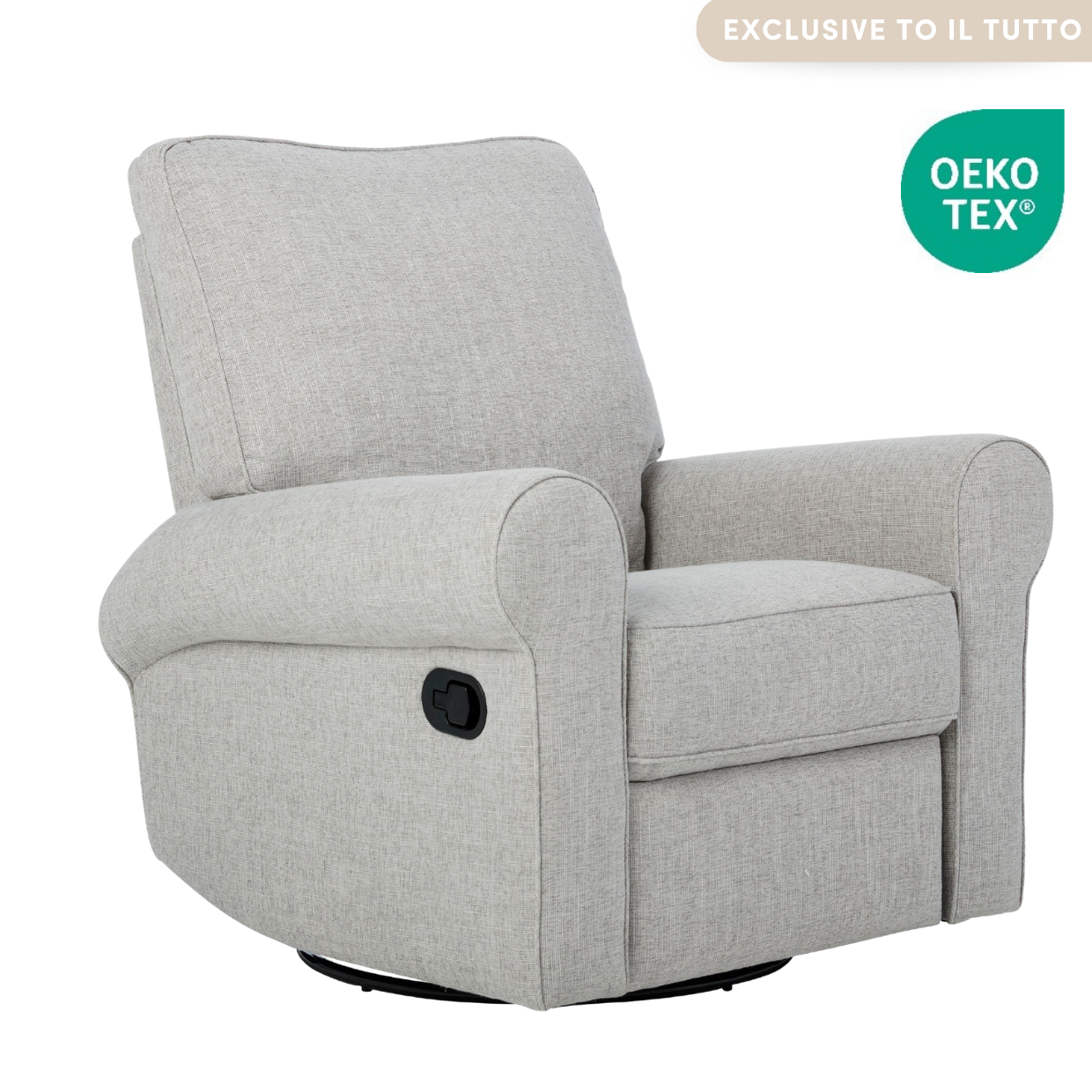 Gray glider recliner sale