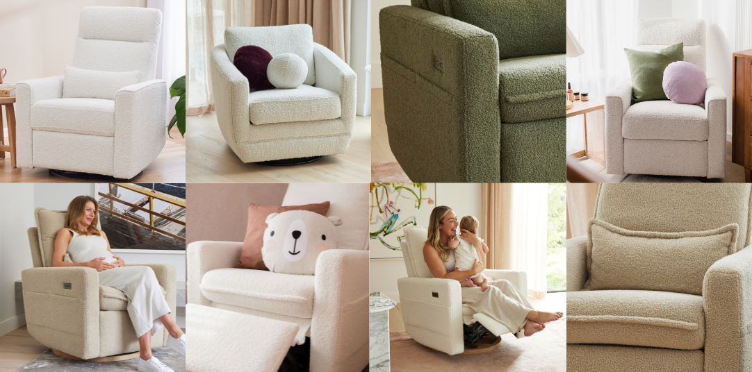 All Bouclé & Fleece Nursery Chairs