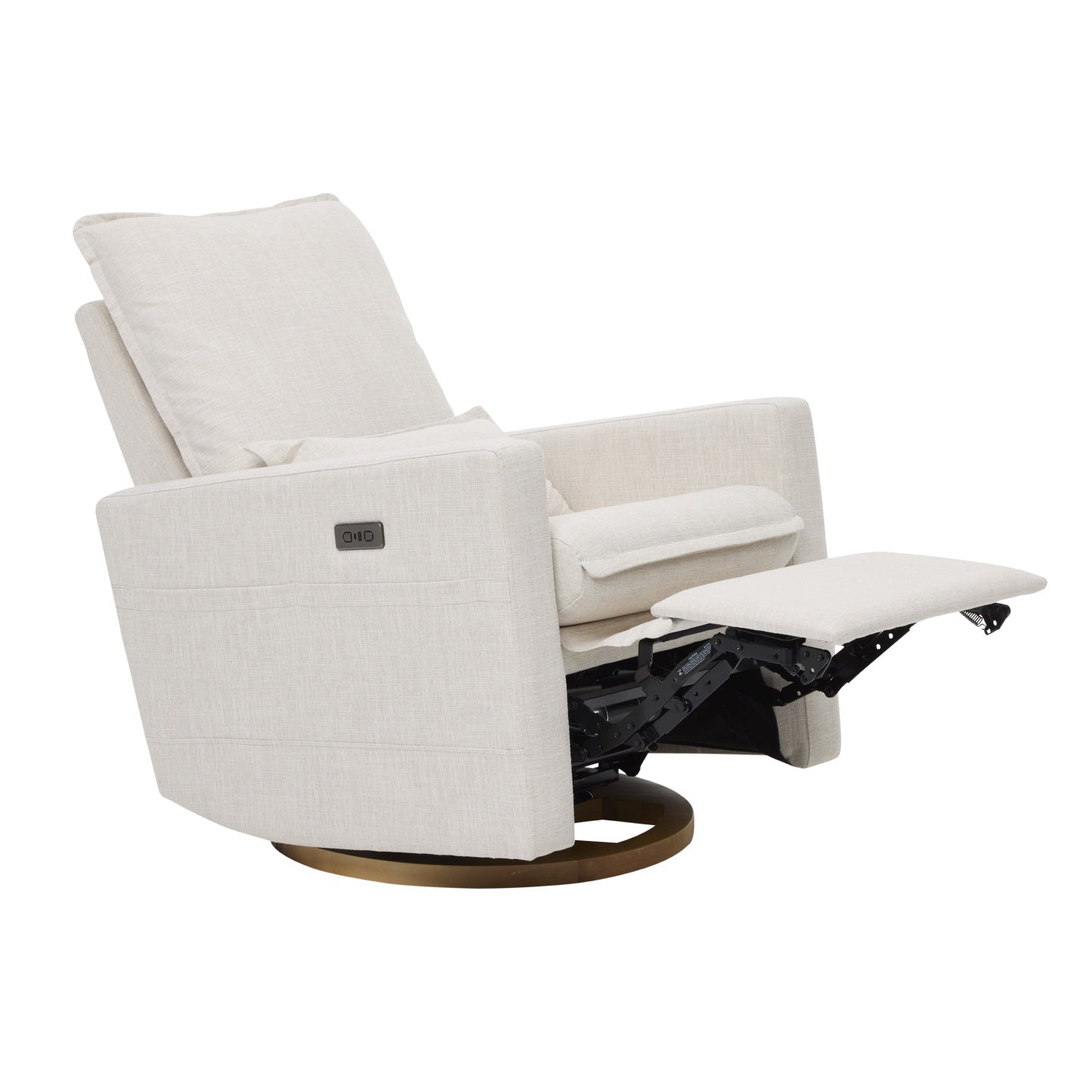 Frankie Electric Recliner Glider Nursery Chair in Egg Shell