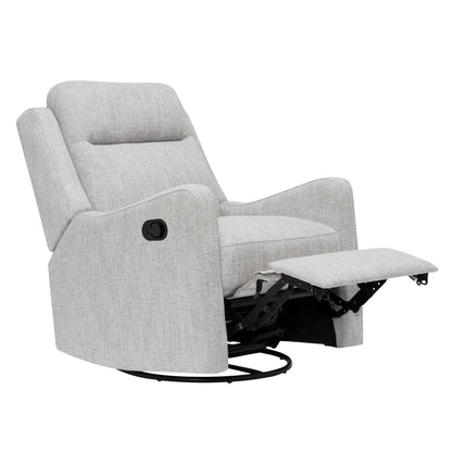 Henry Recliner Glider Chair in Pure Grey