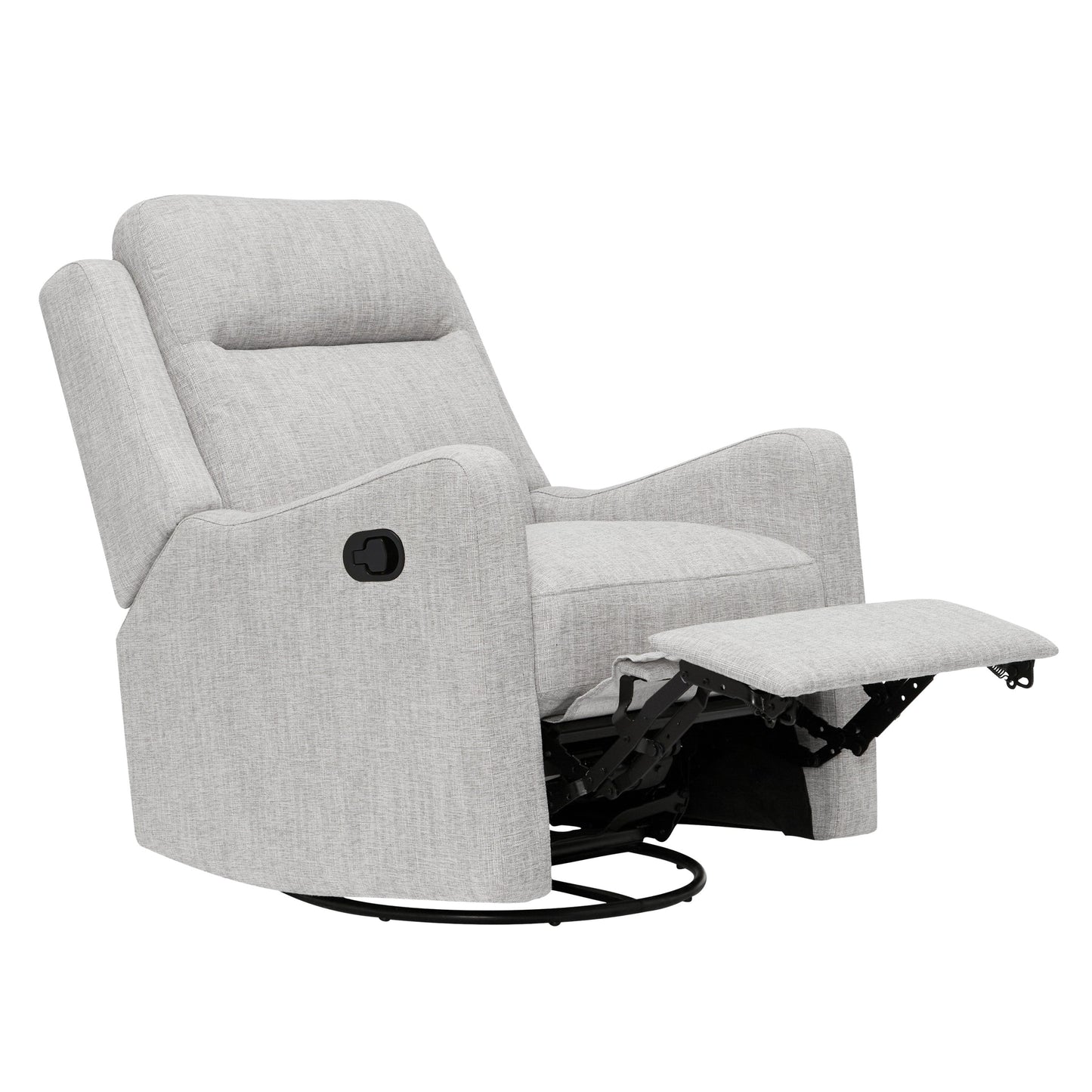 Henry Recliner Glider Chair in Pure Grey