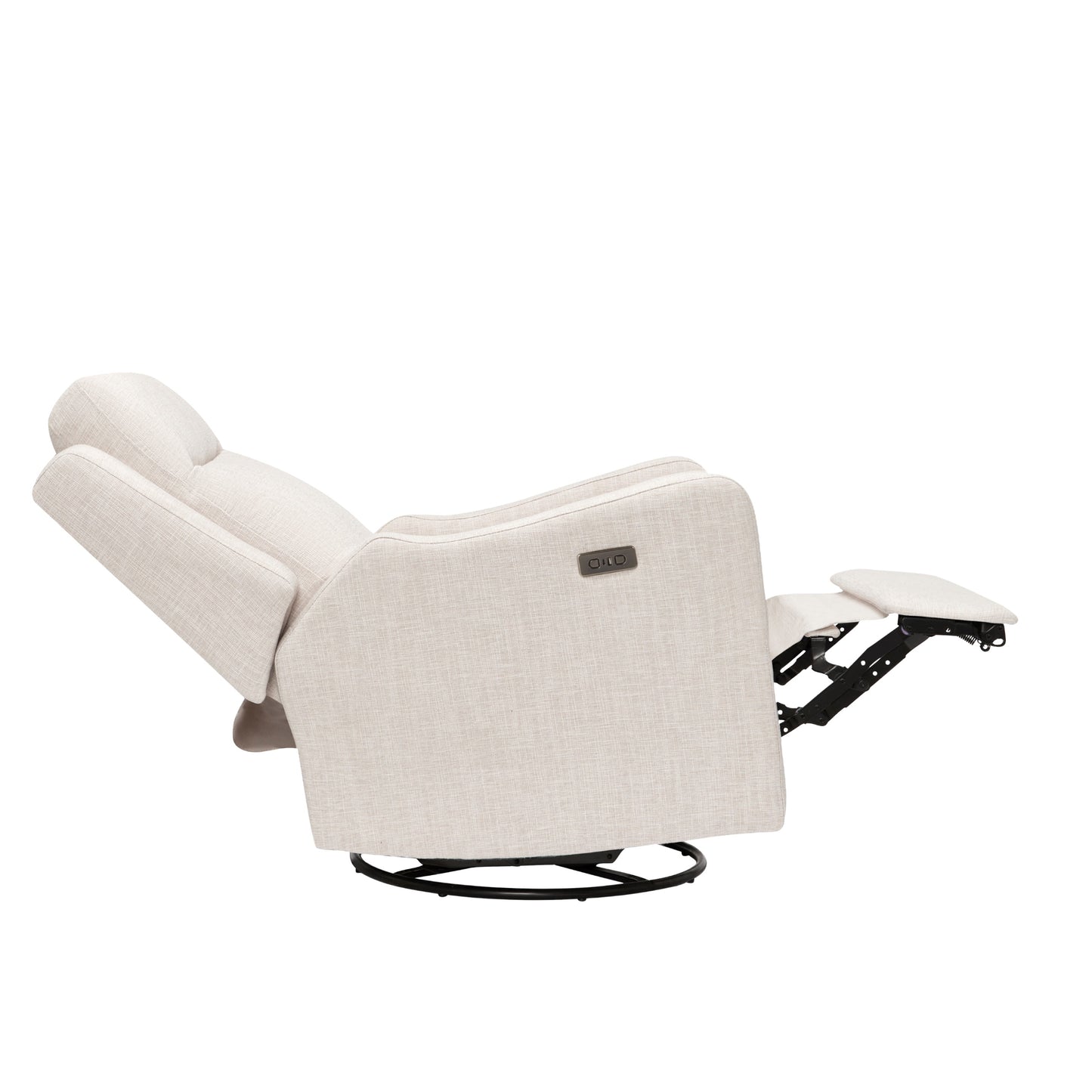 Henry Electric Recliner Glider Chair with USB in Egg Shell