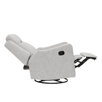 Henry Recliner Glider Chair in Pure Grey