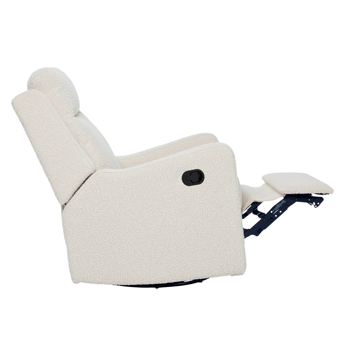 Henry Recliner Glider Chair in Vanilla Bouclé