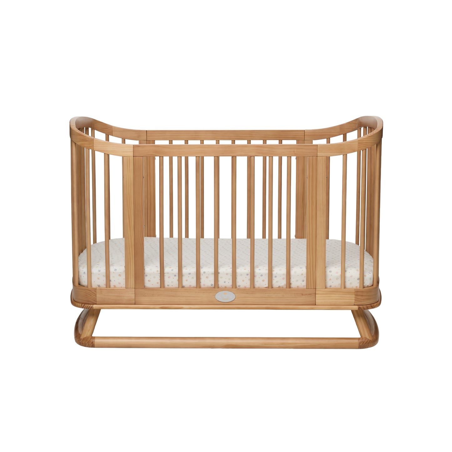 Luca Sustainable Timber Cot in Natural