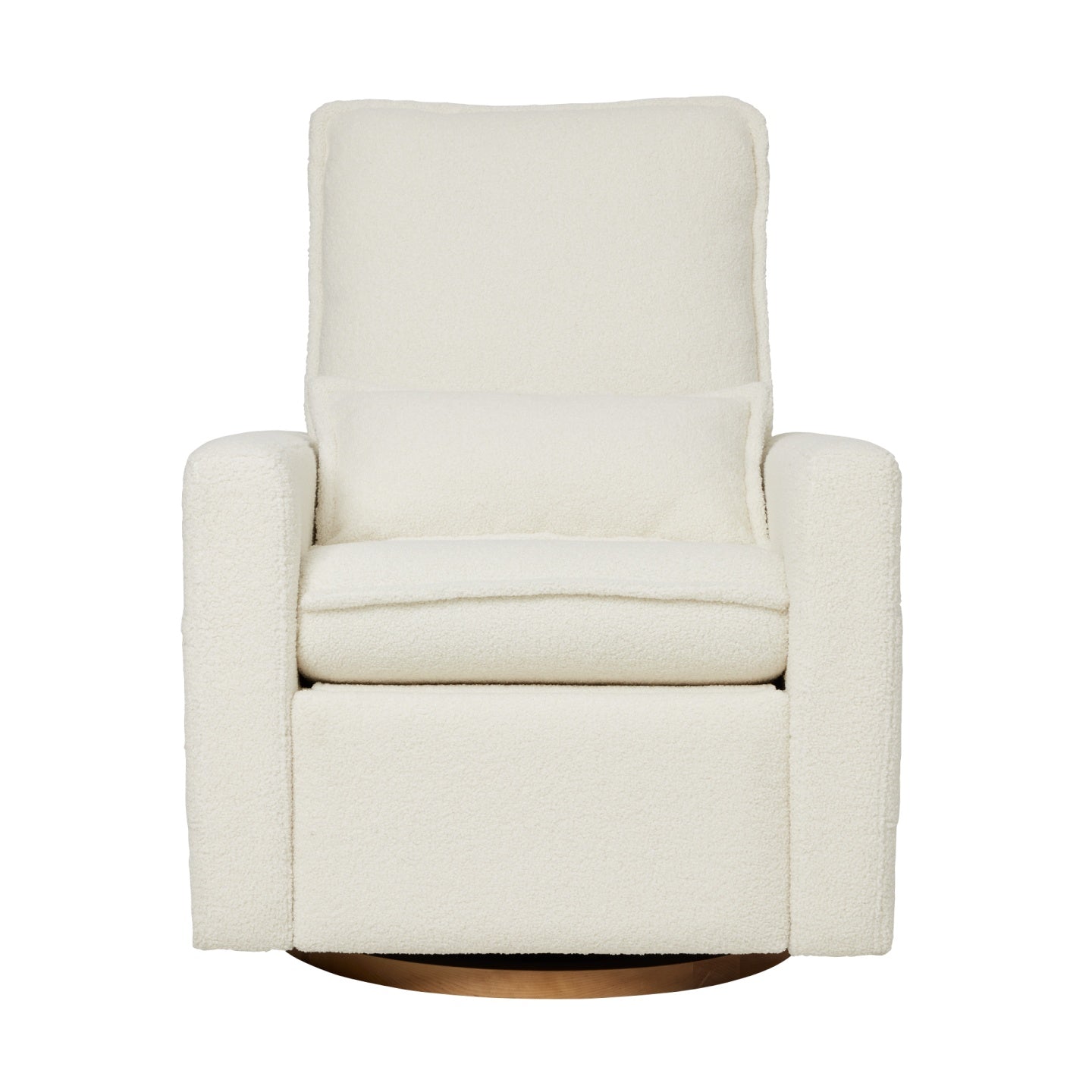Frankie Electric Recliner Glider Nursery Chair in Coconut Teddy