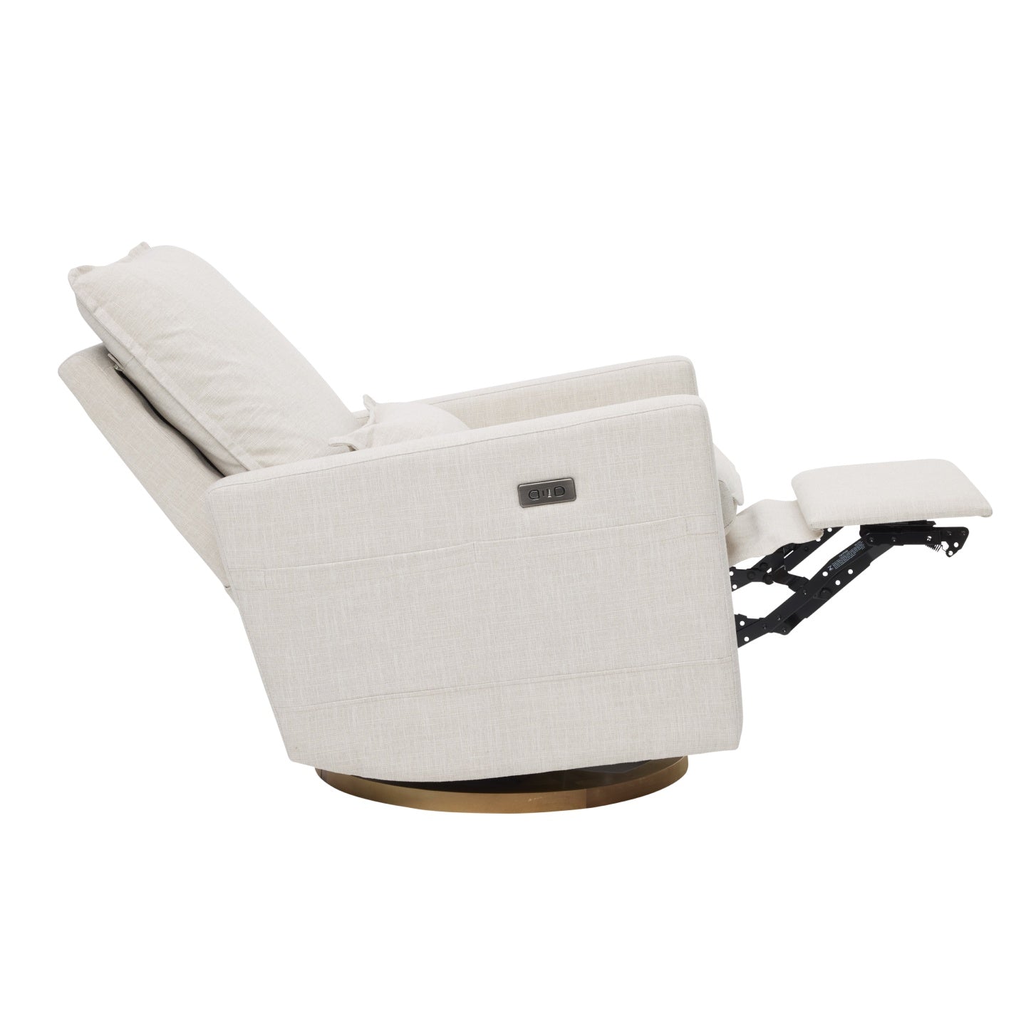 Frankie Electric Recliner Glider Nursery Chair in Egg Shell