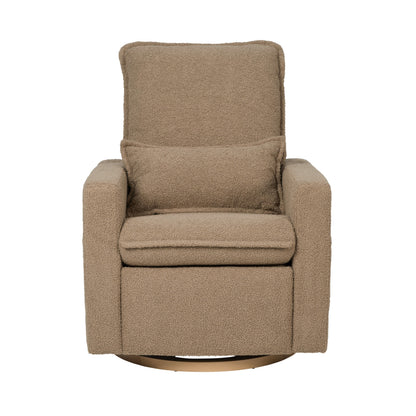Frankie Electric Recliner Glider Nursery Chair in Mocha Teddy