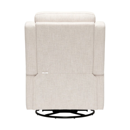 Henry Electric Recliner Glider Chair with USB in Egg Shell