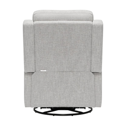 Henry Recliner Glider Chair in Pure Grey