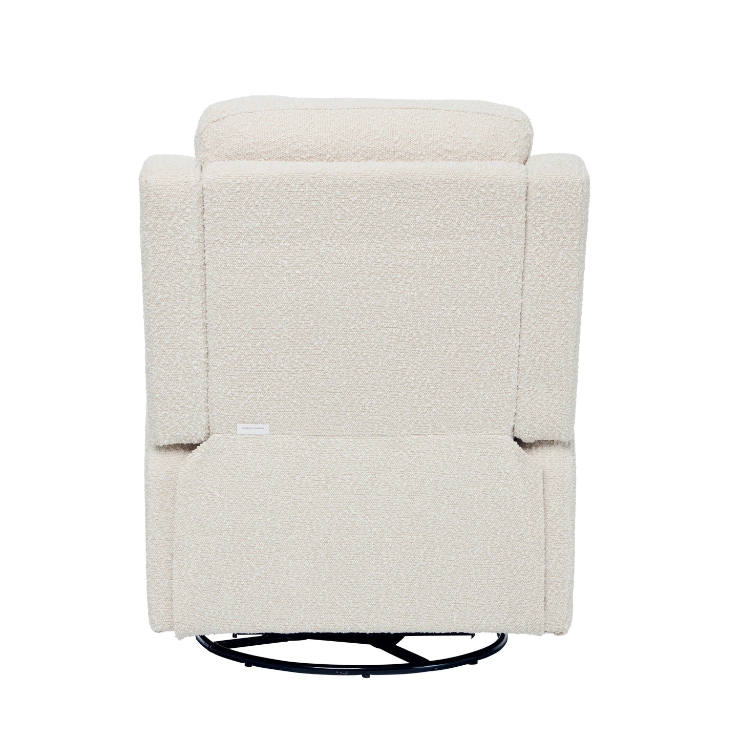 Henry Recliner Glider Chair in Vanilla Bouclé
