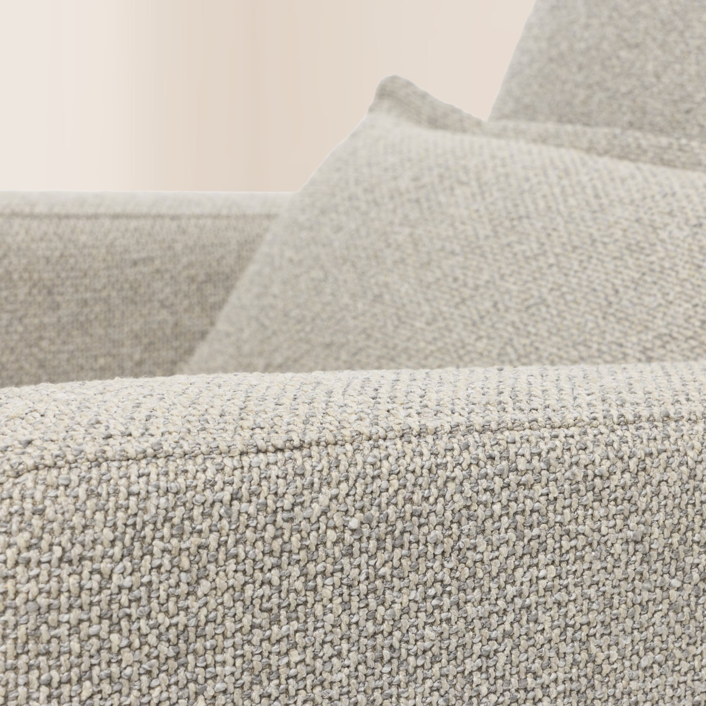 Frankie Electric Recliner Glider Nursery Chair in Greige Soft Tweed