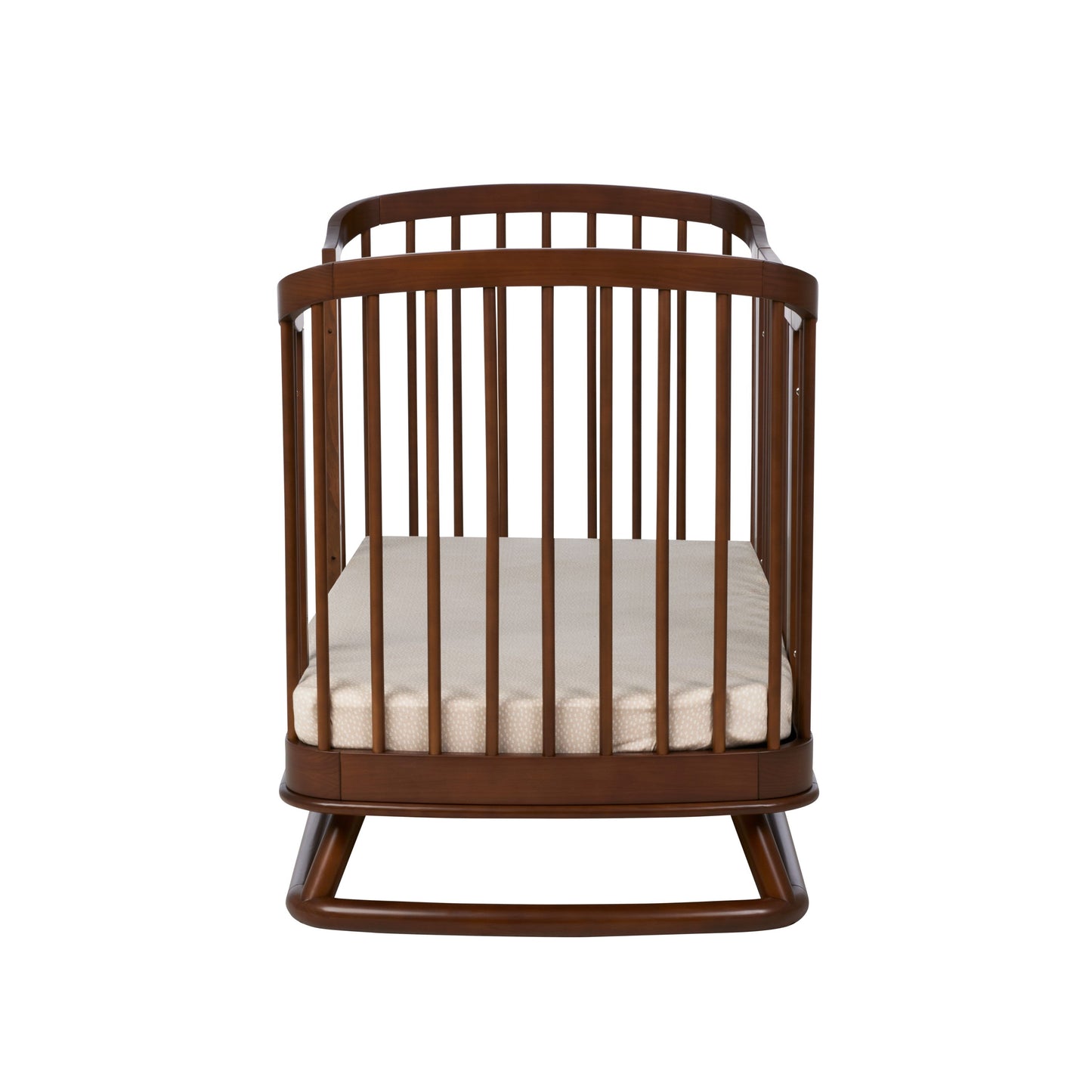 Luca Sustainable Timber Cot in Walnut