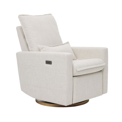 Frankie Electric Recliner Glider Nursery Chair in Egg Shell