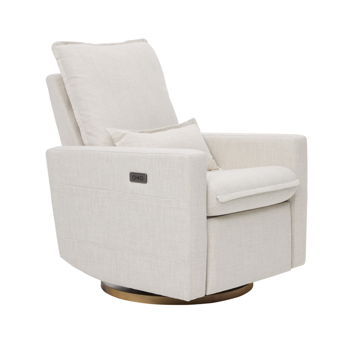 Frankie Electric Recliner Glider Nursery Chair in Egg Shell