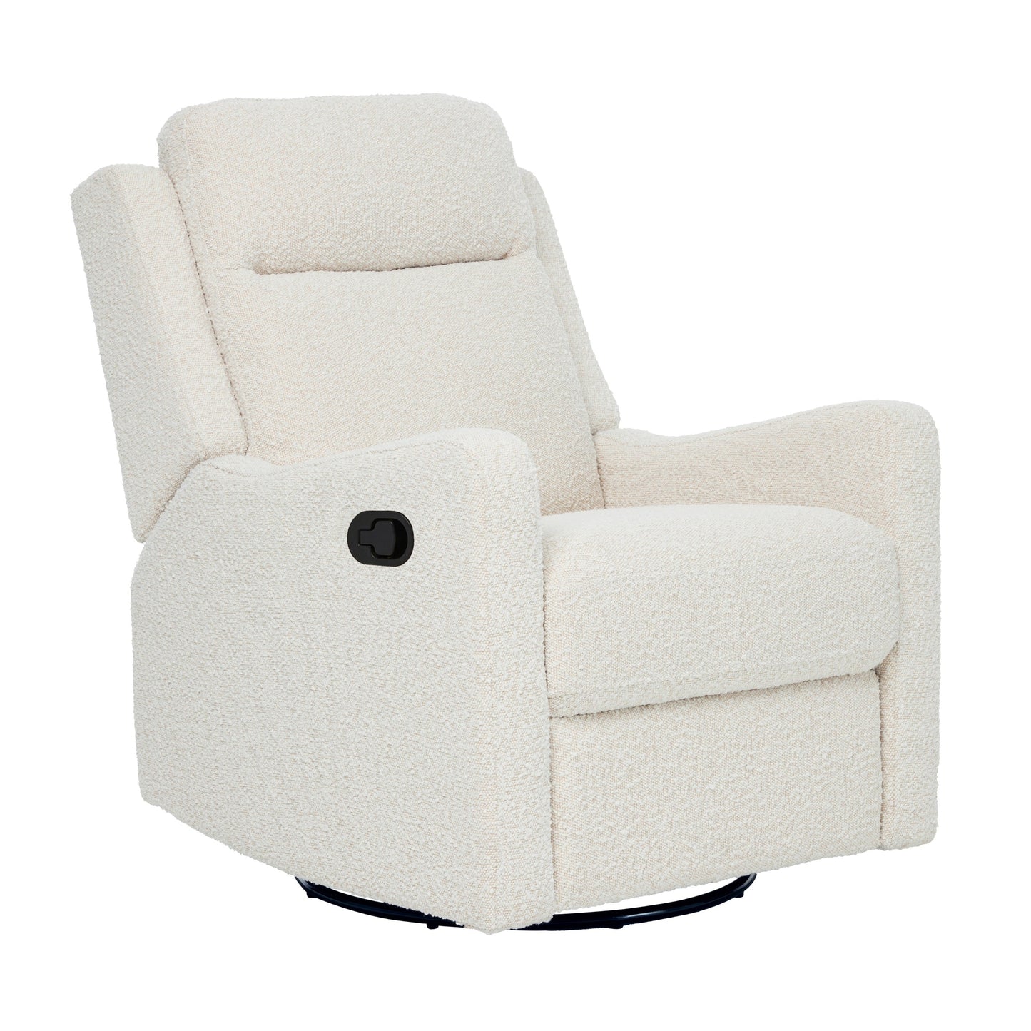 Henry Recliner Glider Chair in Vanilla Bouclé