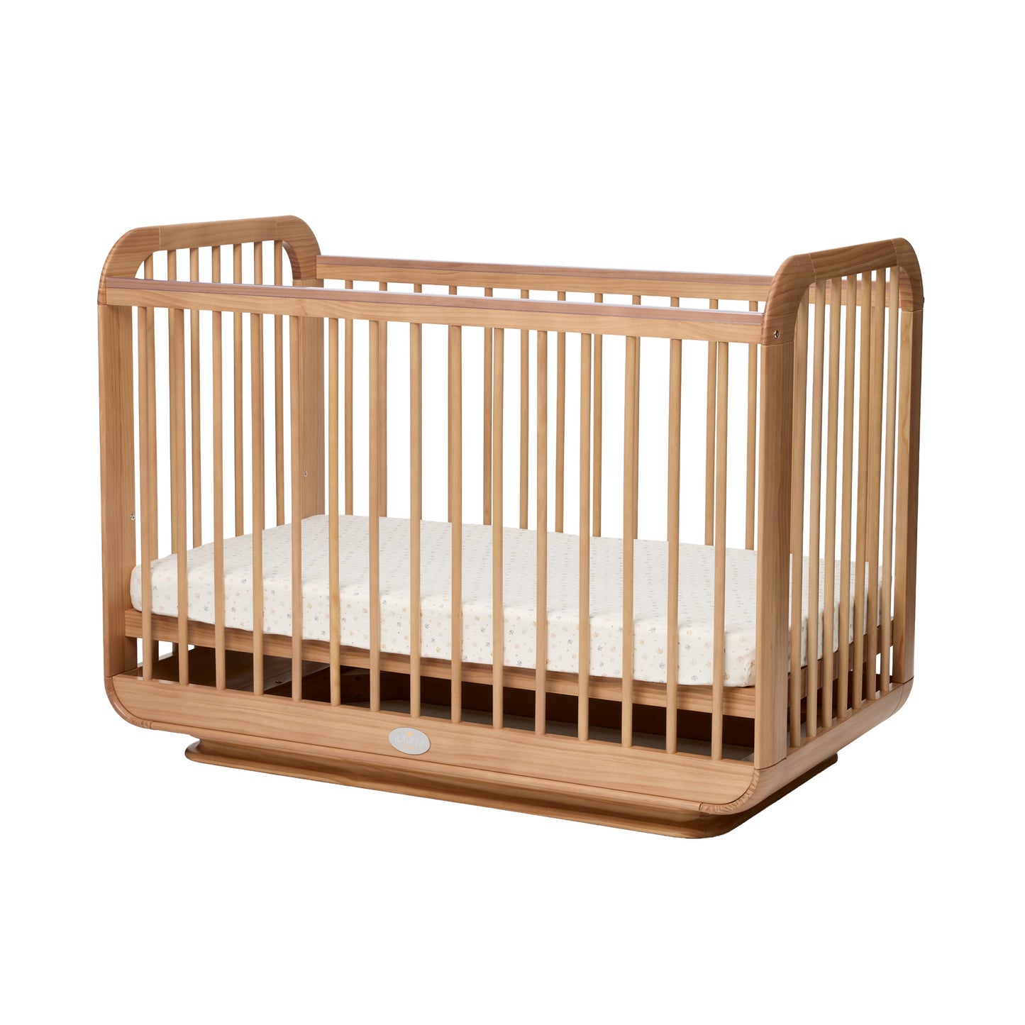Ollie Sustainable Timber Cot in Natural