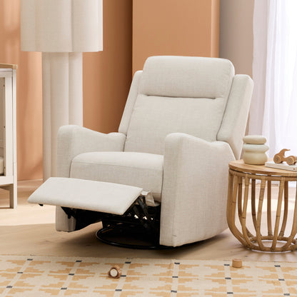Henry Recliner Glider Chair in Eggshell