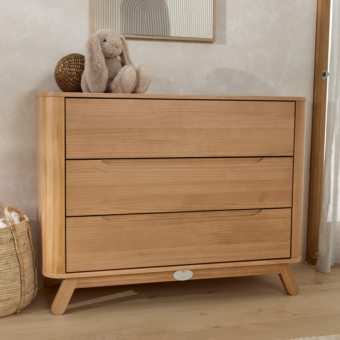 Theo Sustainable Timber Chest in Natural