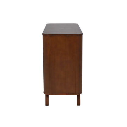 Theo Sustainable Timber Chest in Walnut