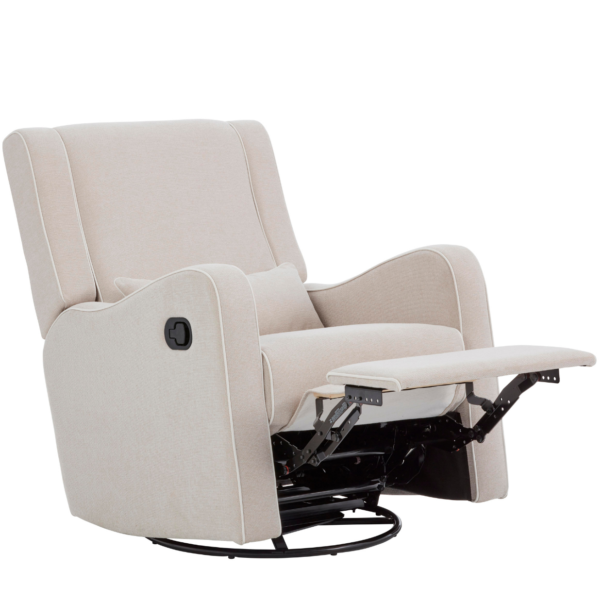 Willow Recliner Glider Nursery Chair in French Beige iL Tutto UK