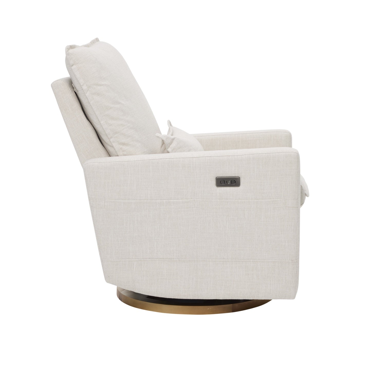 Frankie Electric Recliner Glider Nursery Chair in Egg Shell