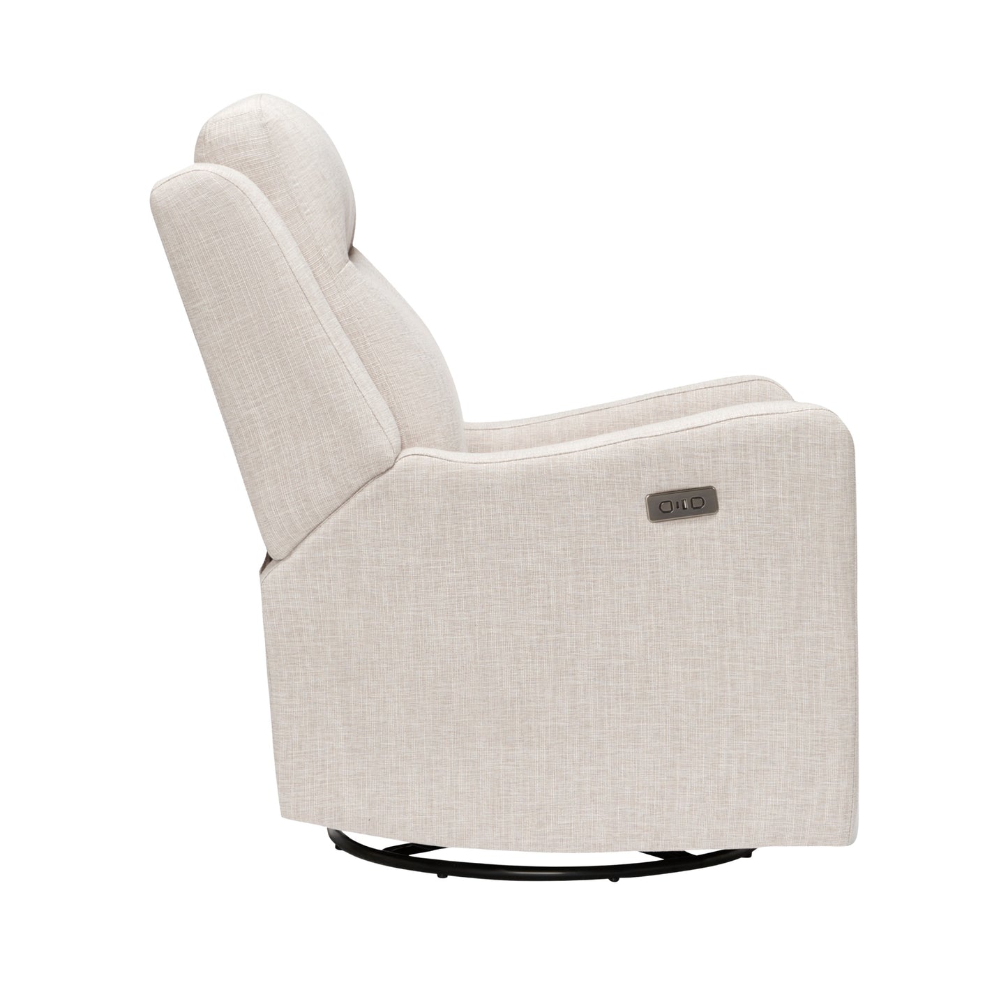 Henry Electric Recliner Glider Chair with USB in Egg Shell
