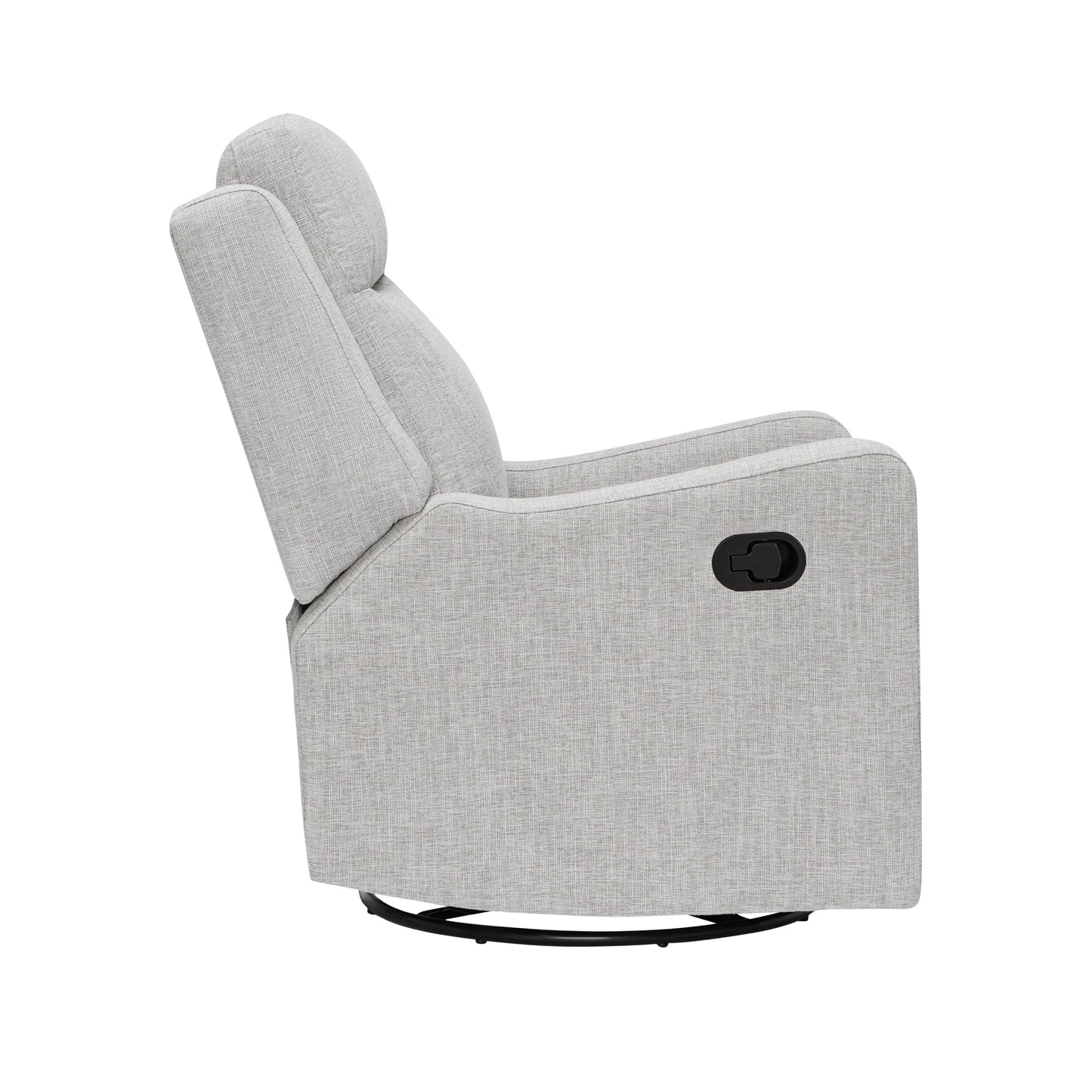 Henry Recliner Glider Chair in Pure Grey