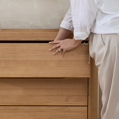 Theo Sustainable Timber Chest & Changer in Natural