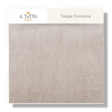 Taupe Corduroy Fabric Swatch