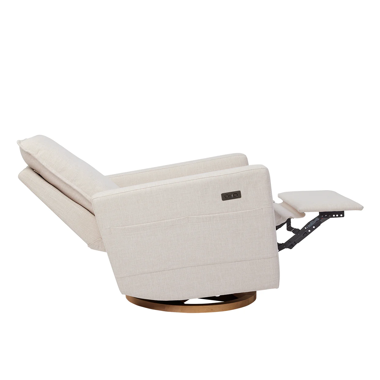 Frankie Electric Recliner Glider Nursery Chair in Egg Shell