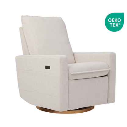 Frankie Electric Recliner Glider Nursery Chair in Egg Shell