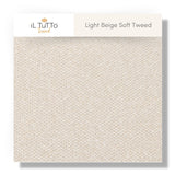 Light Beige Soft Tweed Fabric Swatch