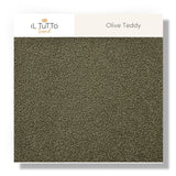Olive Teddy Fabric Swatch