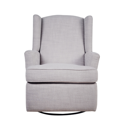 Chelsea Electric Recliner Glider Chair with USB in Grey Frost