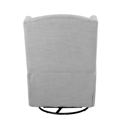 Chelsea Electric Recliner Glider Chair with USB in Grey Frost