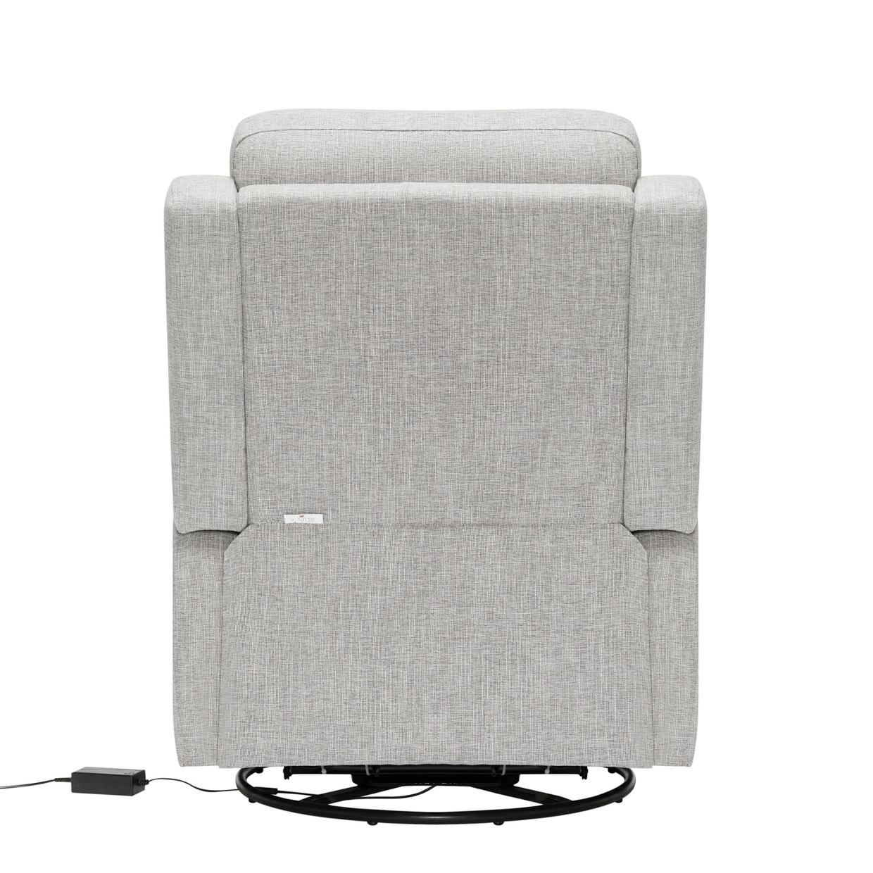Henry Electric Recliner Glider Chair with USB in Pure Grey