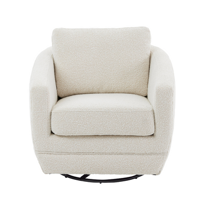 Lulu Glider Nursing Chair in Vanilla Boucle
