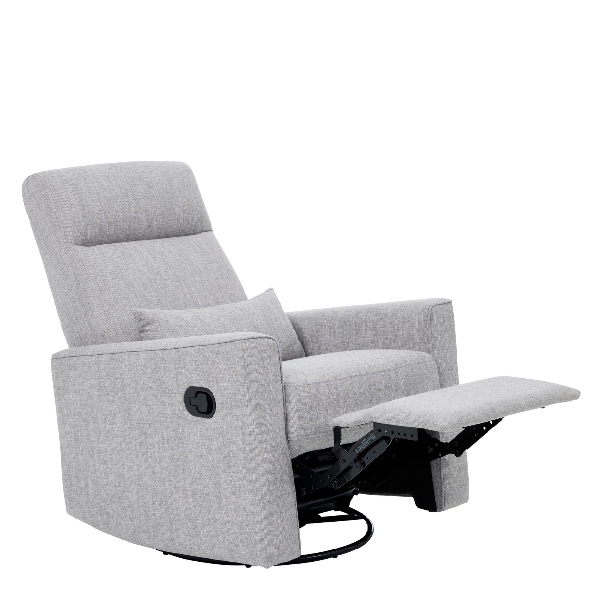 Paige Glider Recliner Nursing Chair in Pure Grey iL Tutto UK